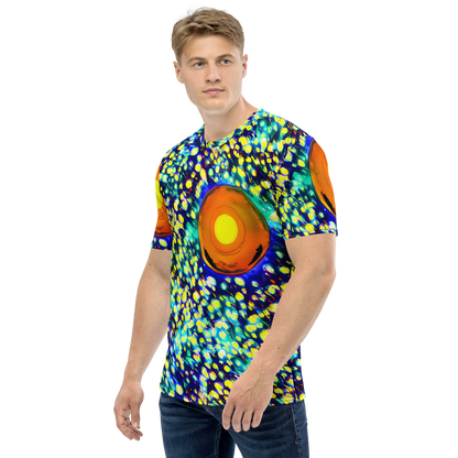 Men's Crew Neck T-Shirt - Illuminated Whirl