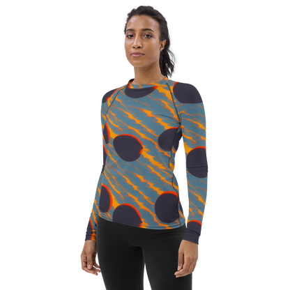 Women's Rash Guard - Flames of Gravity