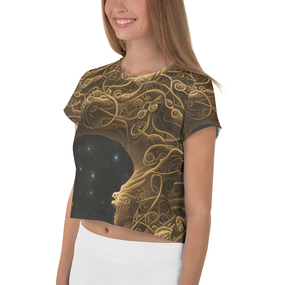 Women's Crop Tee - Gilded Reverie