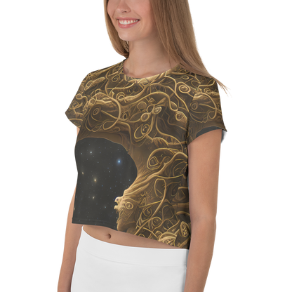 Women's Crop Tee - Gilded Reverie