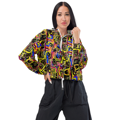 Women's Cropped Windbreaker - Beyond the Canvas