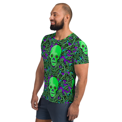 Men's Athletic T-Shirt - Ghostly Labyrinth