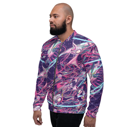 Bomber Jacket - Neo-Tokyo Twirl