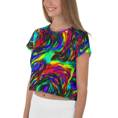 Women's Crop Tee - Calraet Swirl