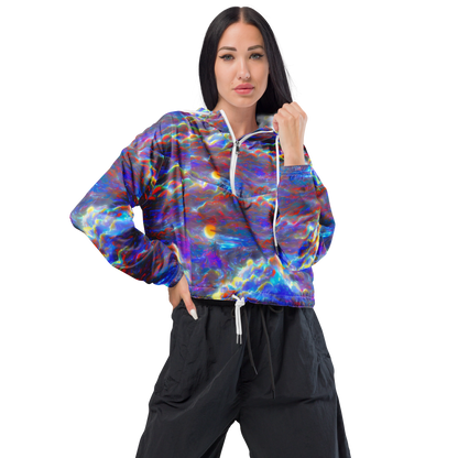 Women's Cropped Windbreaker - Orion Ripple