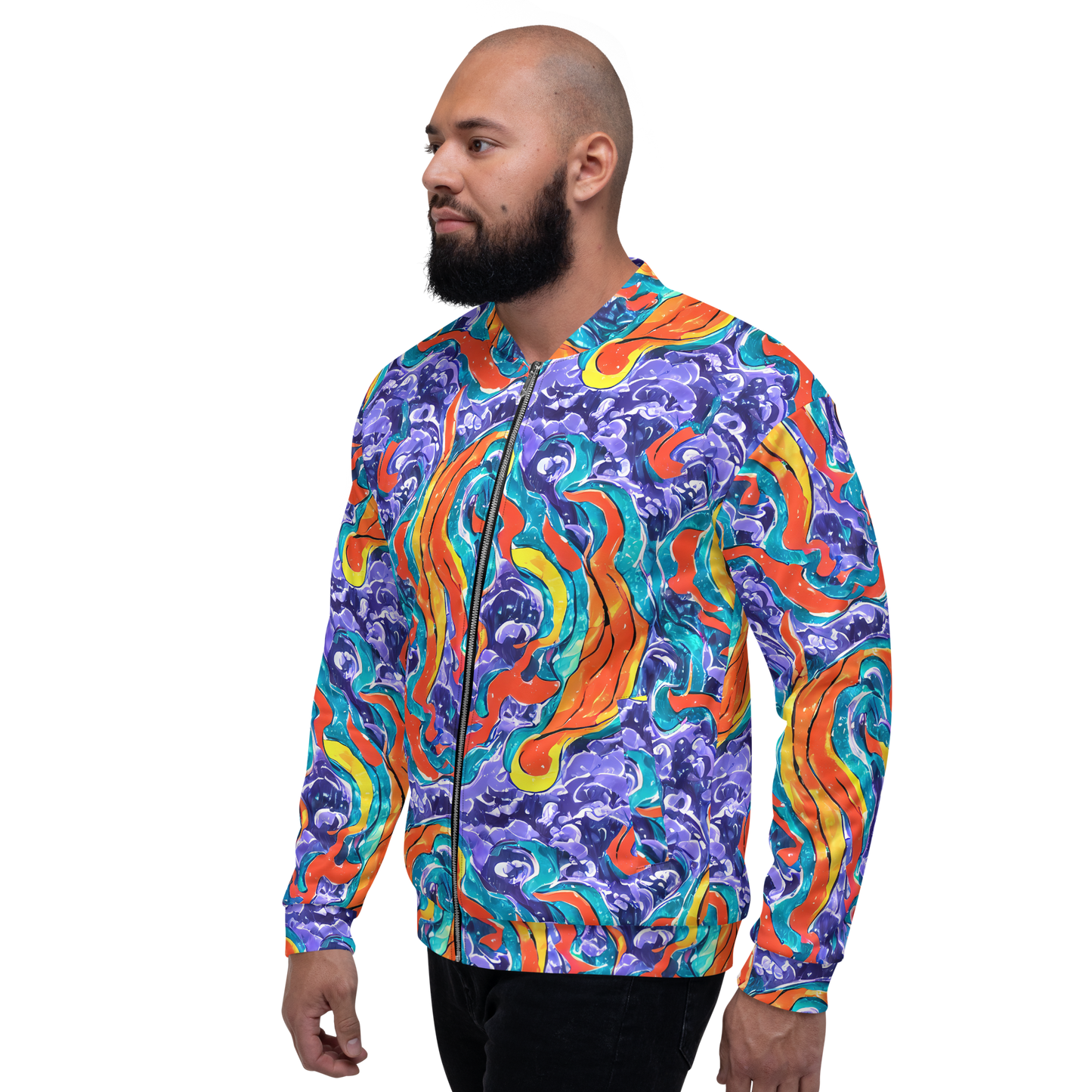 Bomber Jacket - Galactic Waves