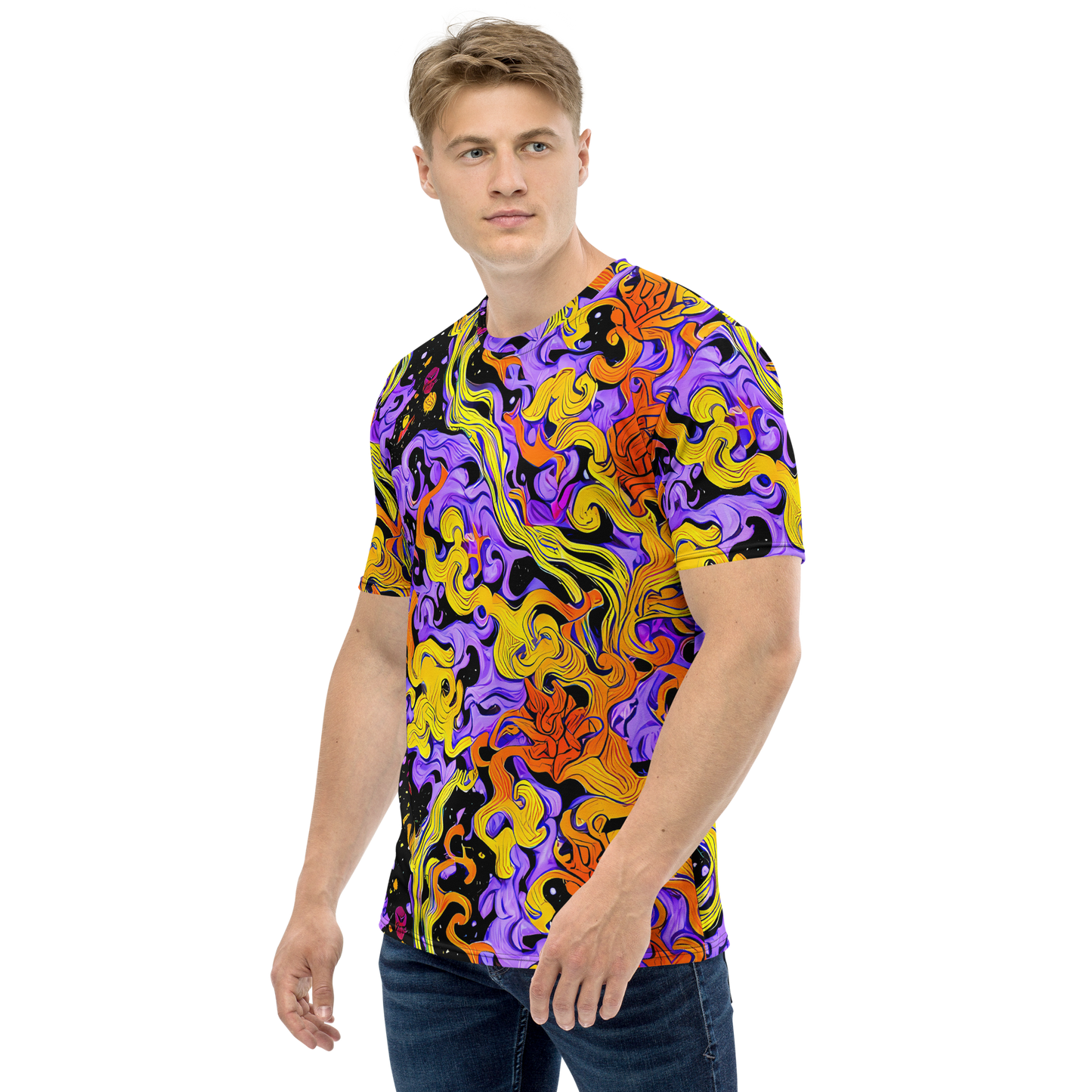 Men's Crew Neck T-Shirt - Bosschaert Swirl