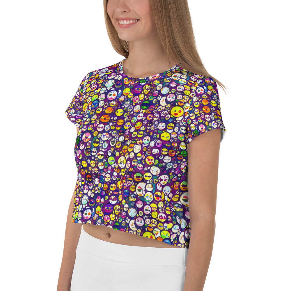 Women's Crop Tee - Mosaic Moods