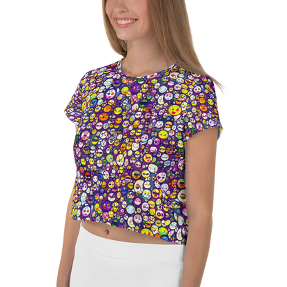 Women's Crop Tee - Mosaic Moods