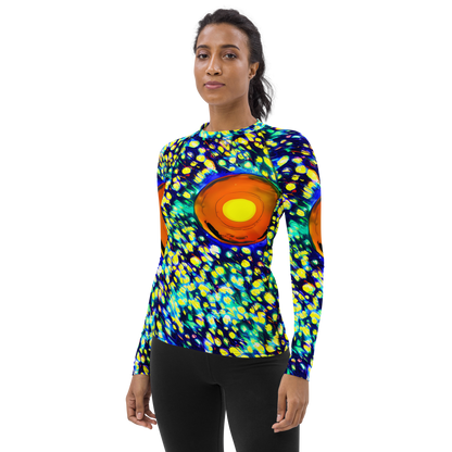 Women's Rash Guard - Illuminated Whirl