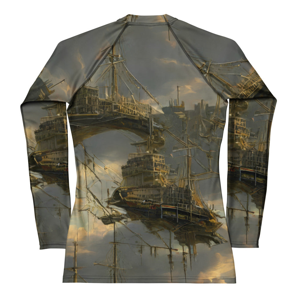 Women's Rash Guard - Ethereal Armada