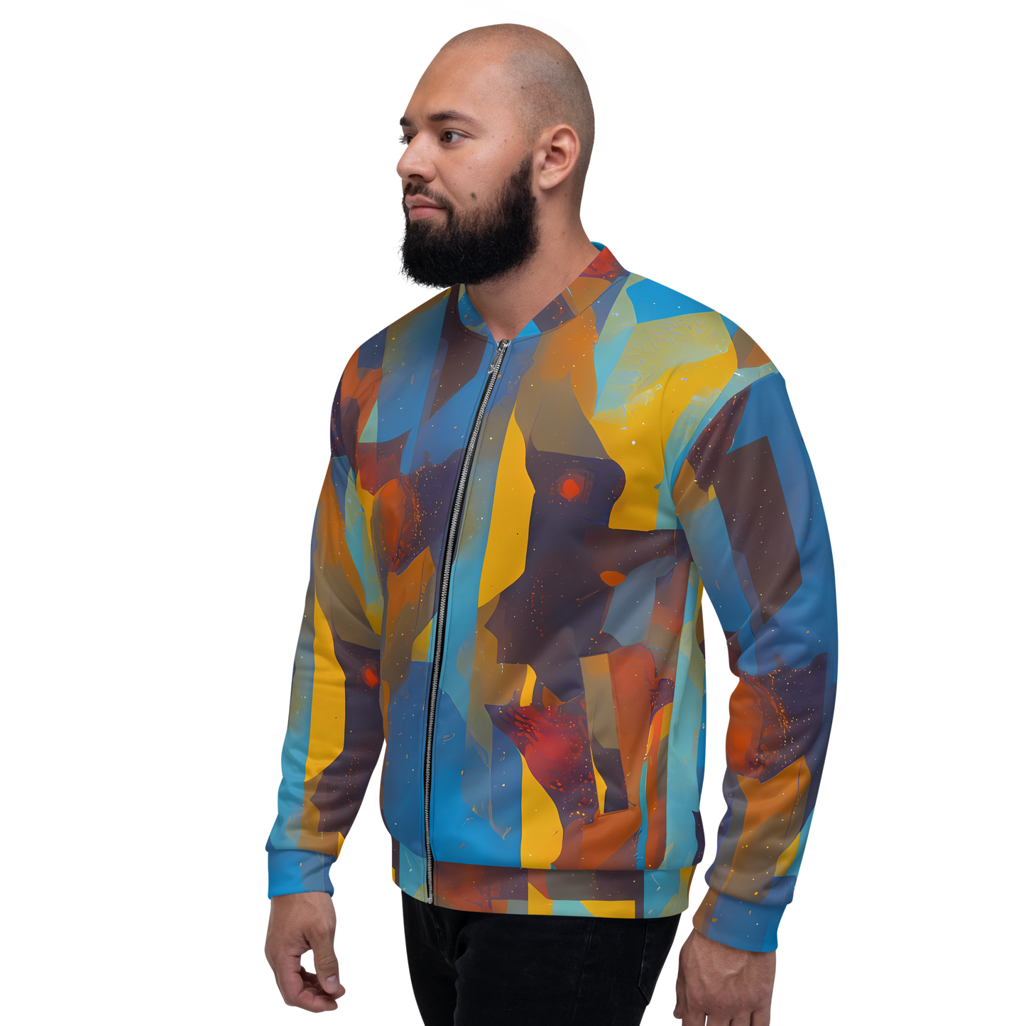 Bomber Jacket - Cubist Dusk