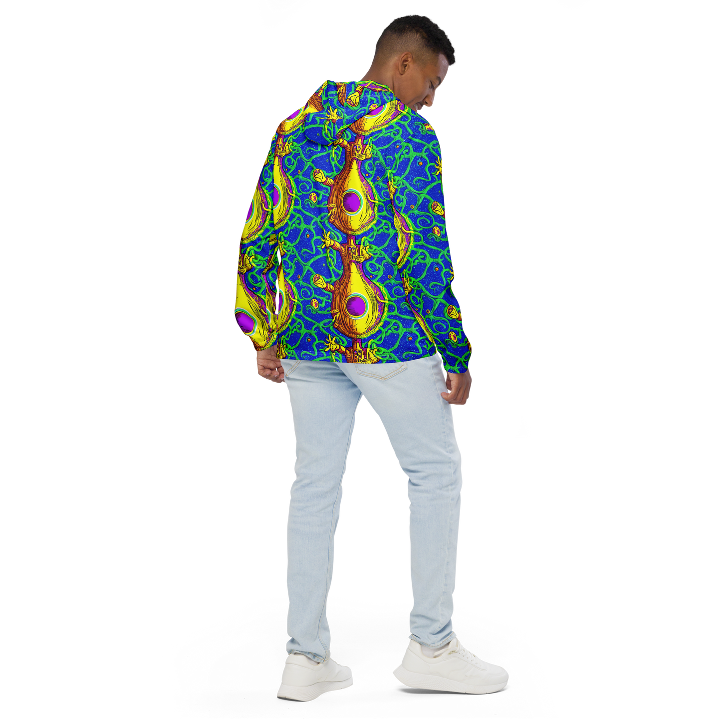 Men's Windbreaker - Sprawling Spectacle