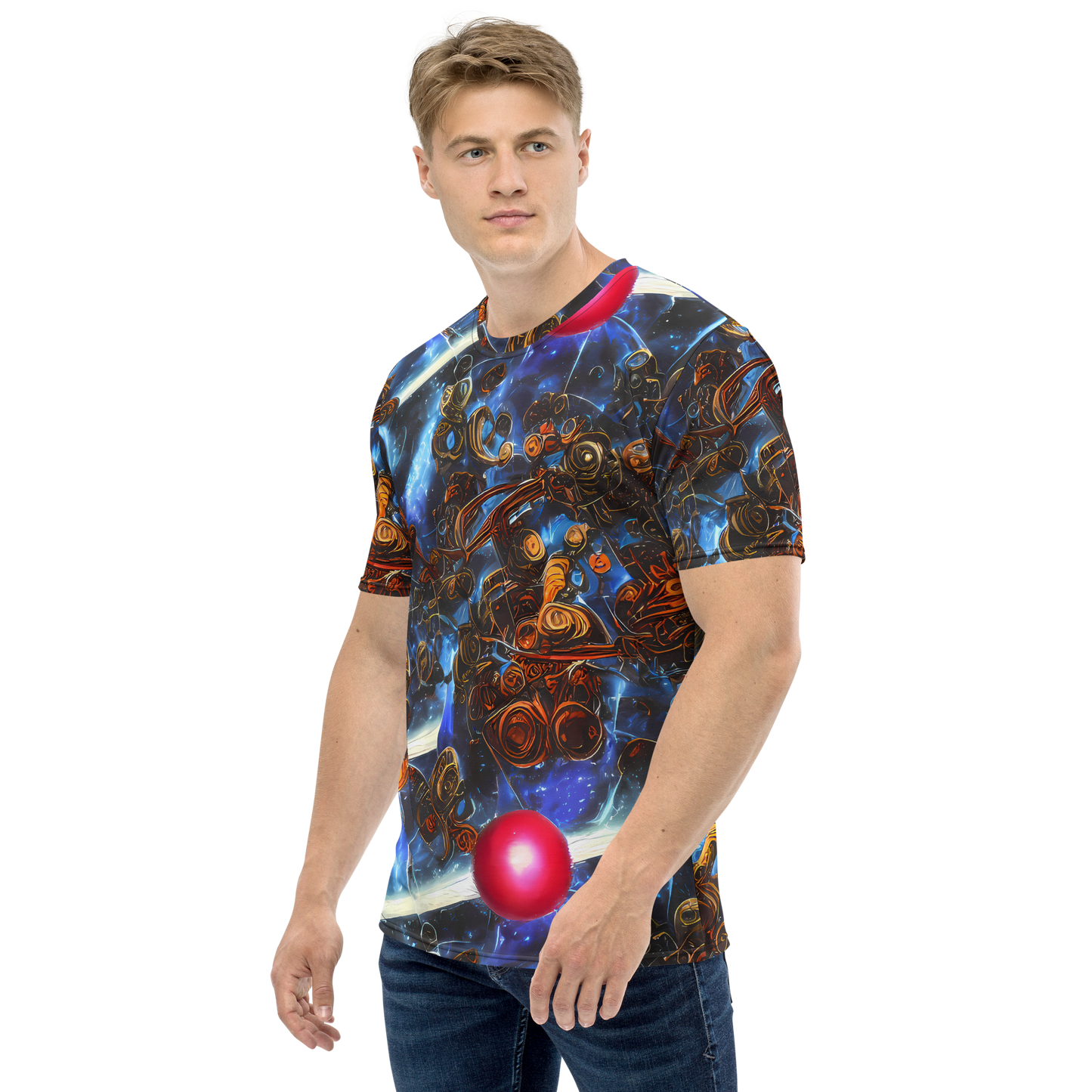 Men's Crew Neck T-Shirt - Pimenov's Cosmos