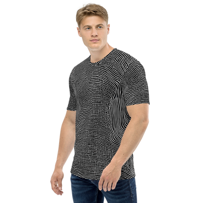 Men's Crew Neck T-Shirt - Zenith Stripes