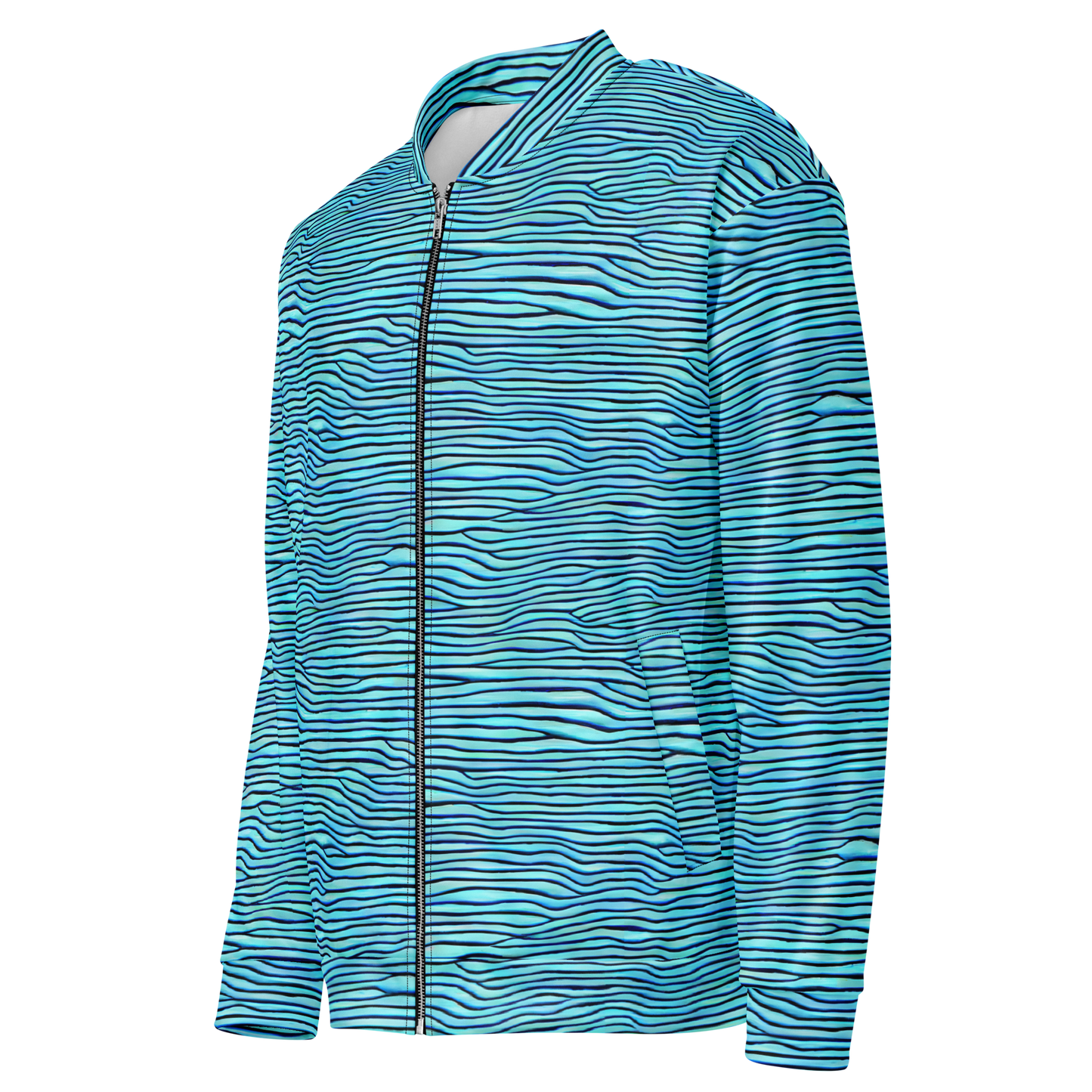 Bomber Jacket - Aqua Drift