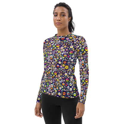 Women's Rash Guard - Whimsical Eyescape