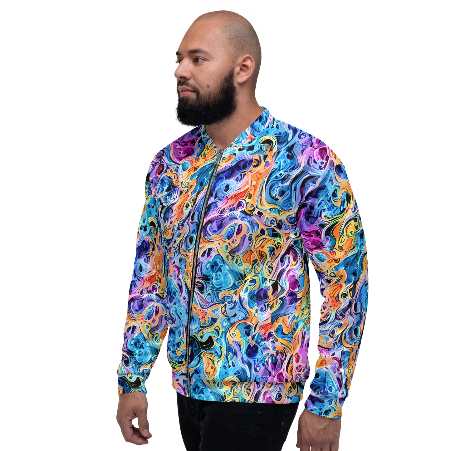 Bomber Jacket - Rococo Vortex