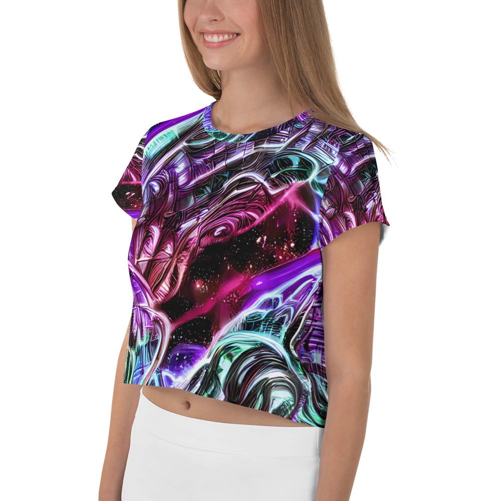 Women's Crop Tee - Nebula Fusions