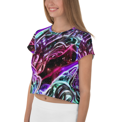 Women's Crop Tee - Nebula Fusions