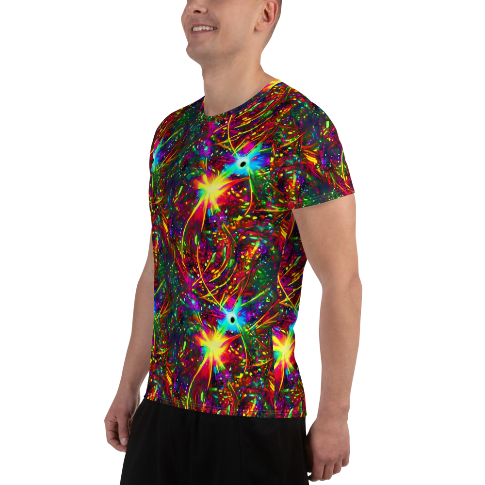 Men's Athletic T-Shirt - Stellar Burst