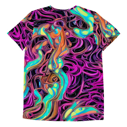 Men's Athletic T-Shirt - Neon Drizzle