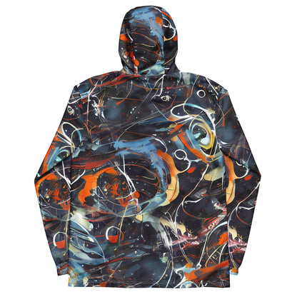 Men's Windbreaker - Neo-Splash Labyrinth