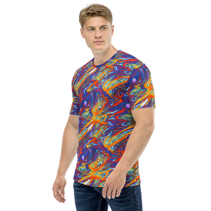 Men's Crew Neck T-Shirt - Galactic Ember