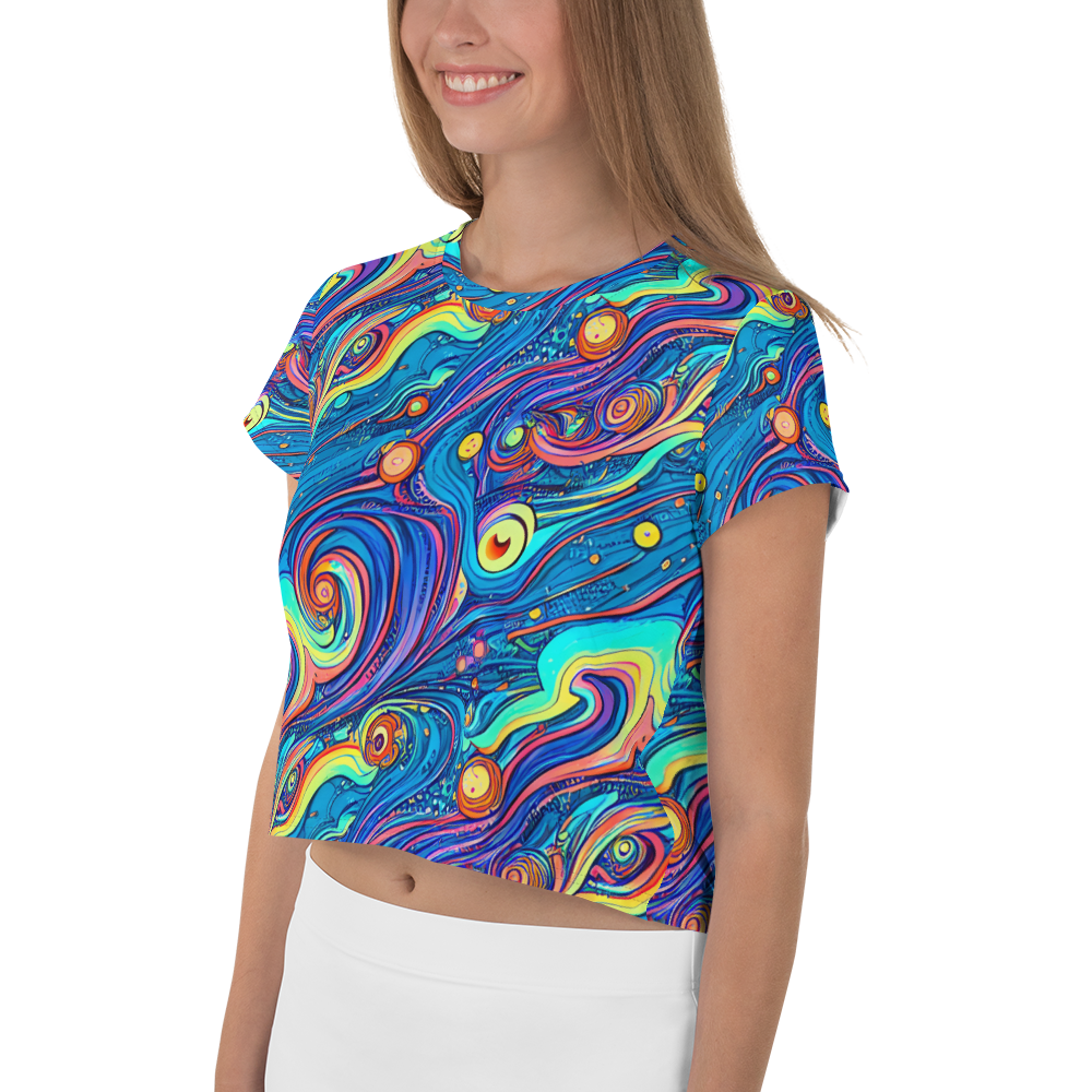 Women's Crop Tee - Echoes of Vortex