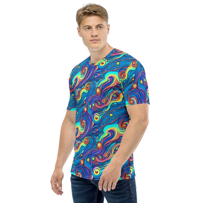 Men's Crew Neck T-Shirt - Echoes of Vortex