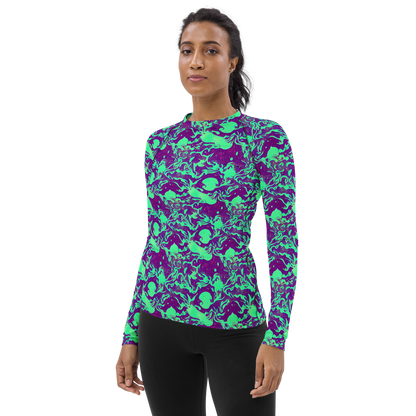 Women's Rash Guard - Alien Ripples