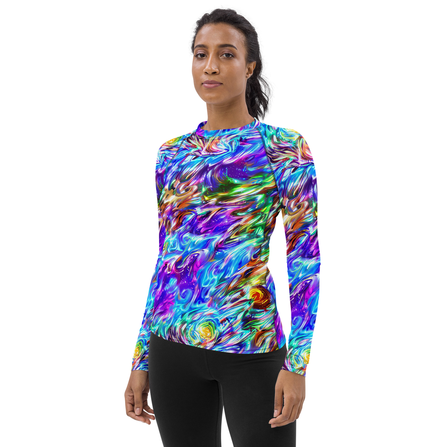 Women's Rash Guard - Faini Whirlwind