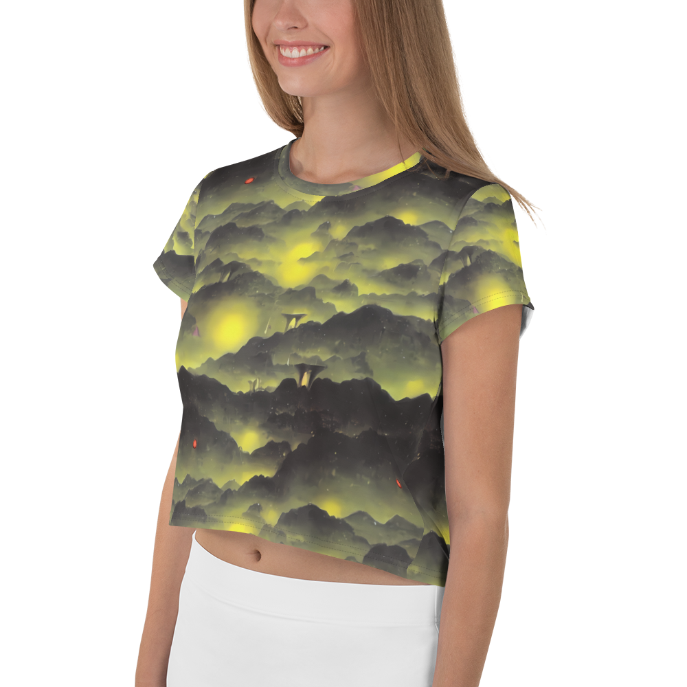 Women's Crop Tee - Spectral Isle