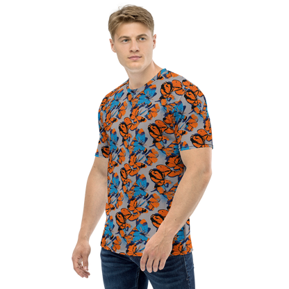 Men's Crew Neck T-Shirt - Flutter Wave