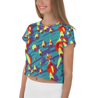 Women's Crop Tee - Sailor's Mirage