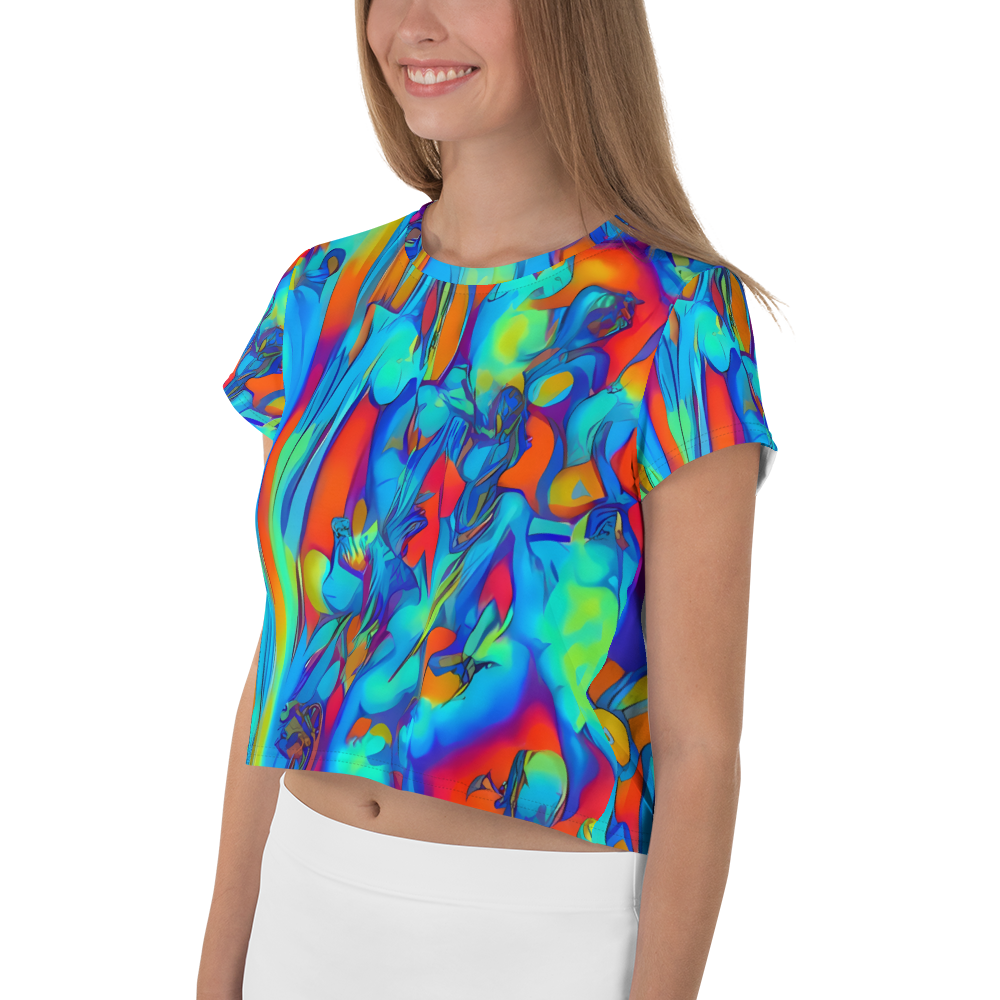 Women's Crop Tee - Vivid Virtuoso