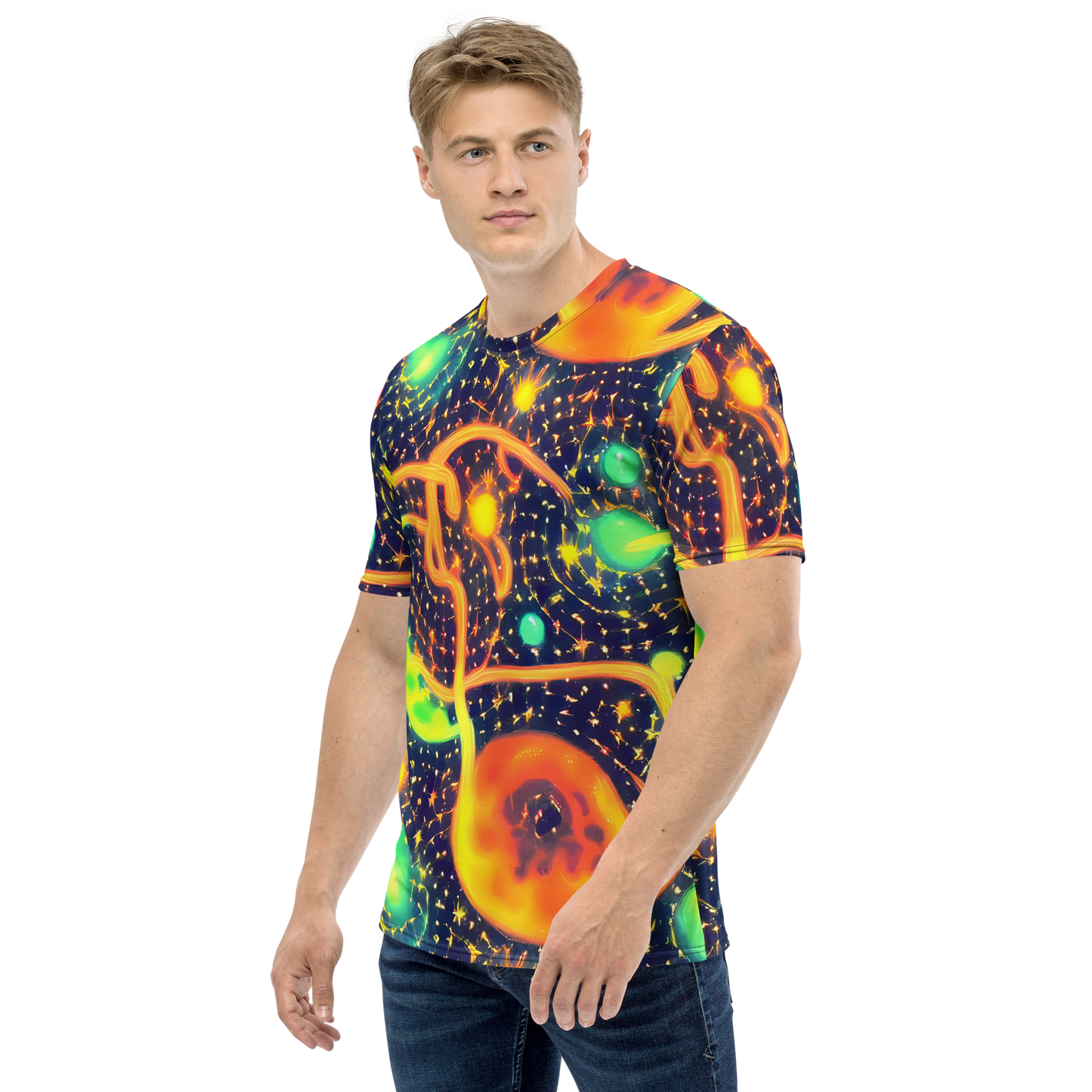 Men's Crew Neck T-Shirt - Coorte's Cosmos