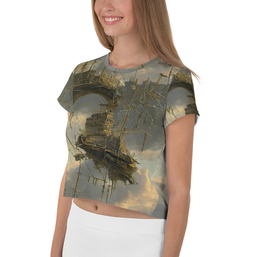 Women's Crop Tee - Ethereal Armada