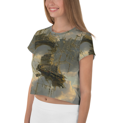 Women's Crop Tee - Ethereal Armada