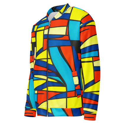 Bomber Jacket - Neon Fractals