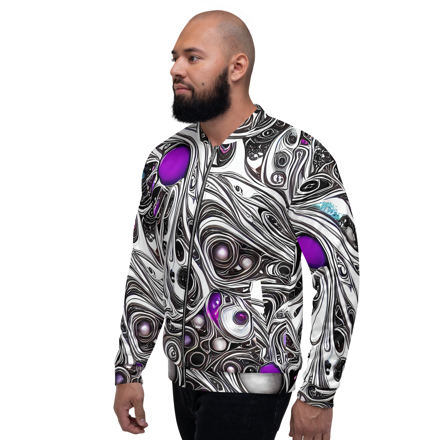 Bomber Jacket - Neo-Noir Waves