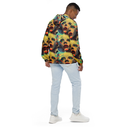 Men's Windbreaker - Astral Reflections