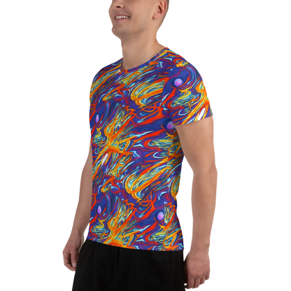 Men's Athletic T-Shirt - Galactic Ember