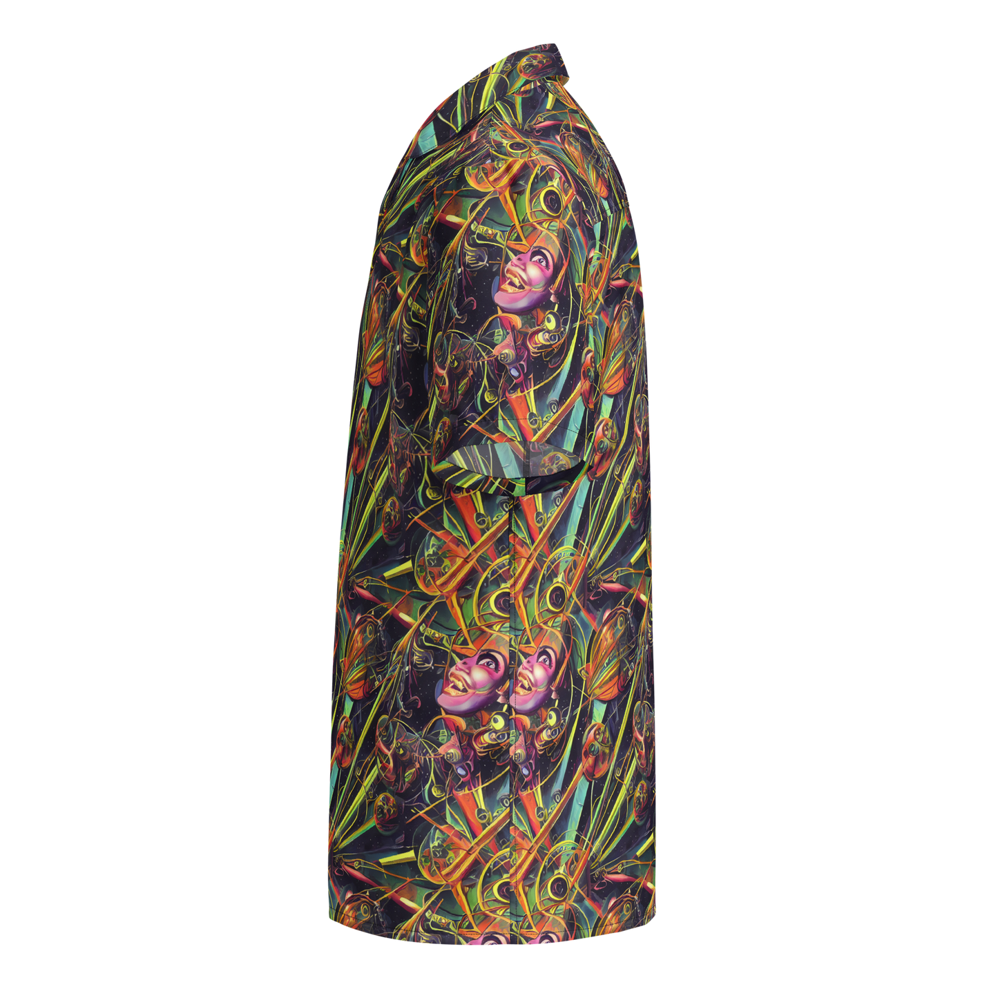 Button Shirt - Psychedelic Deep Space