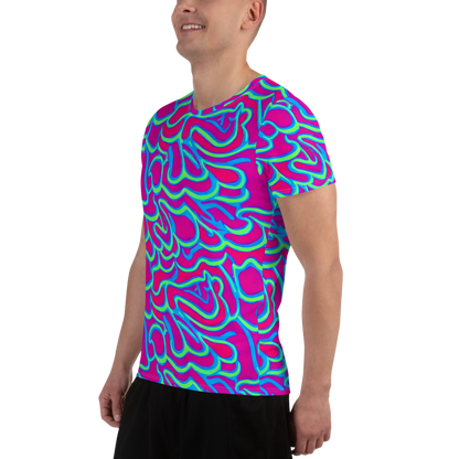 Men's Athletic T-Shirt - Aquatic Ember