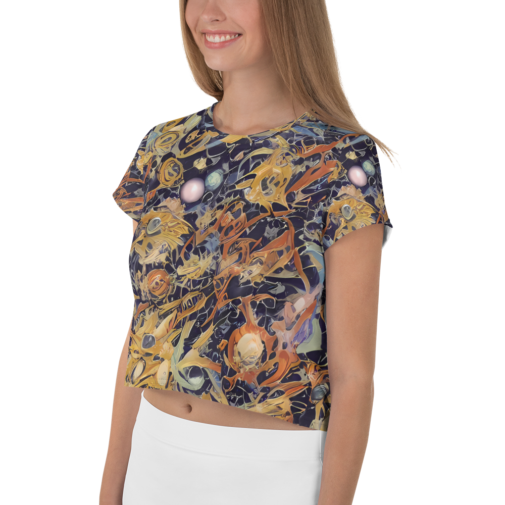 Women's Crop Tee - Quantum Symmetry