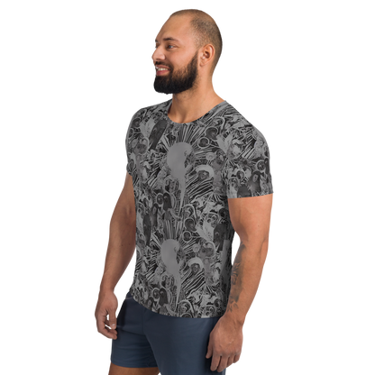 Men's Athletic T-Shirt - Dusk Enigma