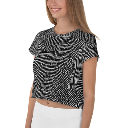 Women's Crop Tee - Zenith Stripes