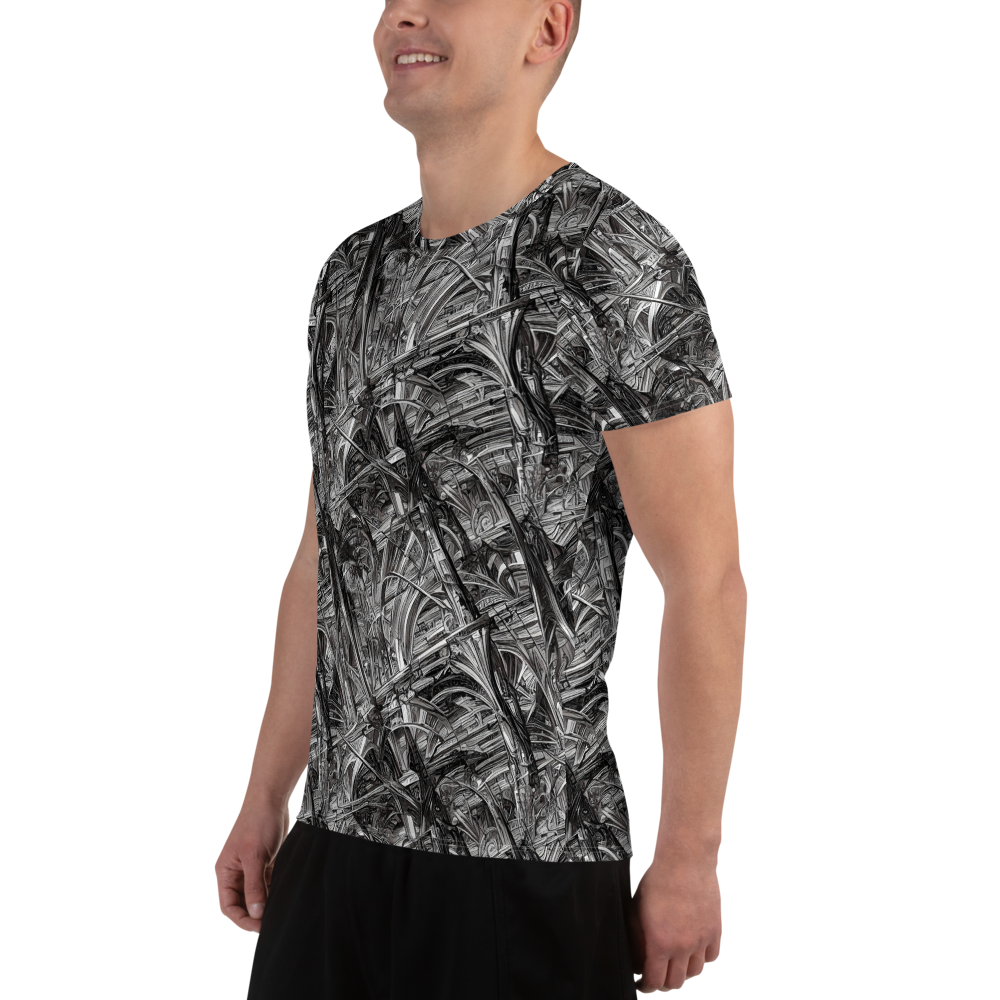 Men's Athletic T-Shirt - Gothic Whirlwind