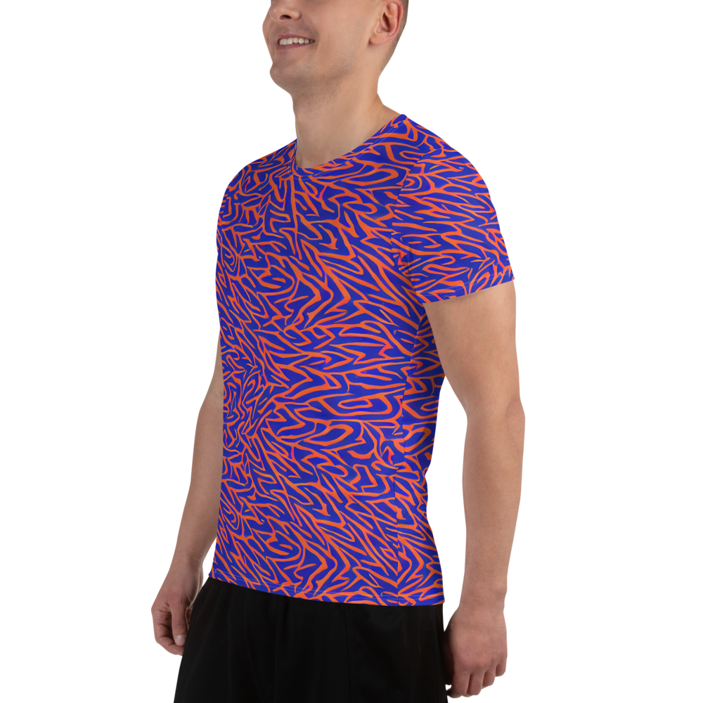 Men's Athletic T-Shirt - Sapphire Swirl